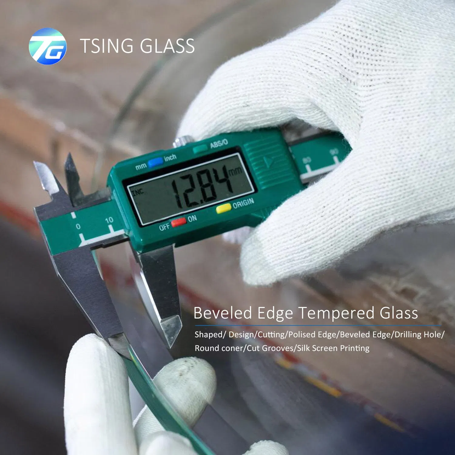 3-19mm Toughened Glass with Holes Edges Polsihed Cut Sizes