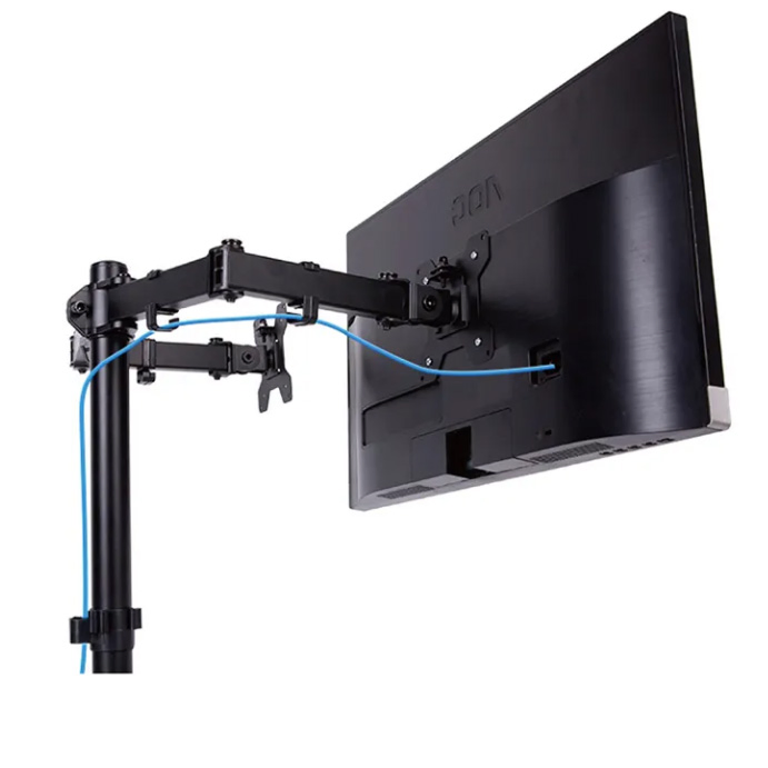 Кронштейн для двух мониторов с креплением для ноутбука