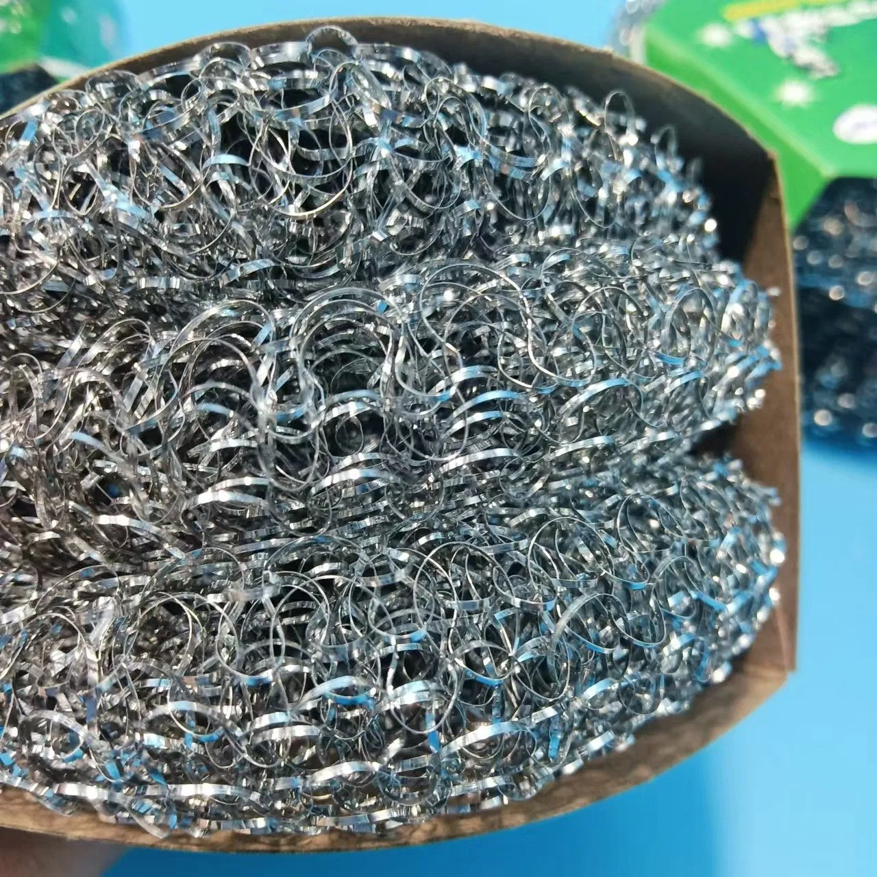 Металлическая мочалка для чистки из нержавеющей стали