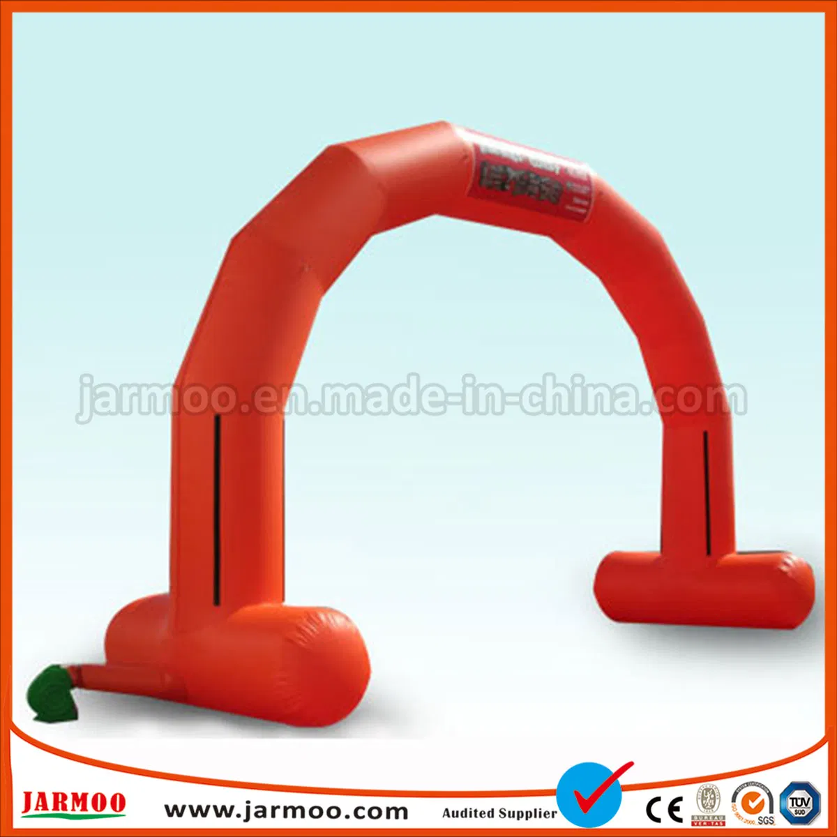 Free Design Custom Logo Printed Giant Rainbow Inflatable Arch