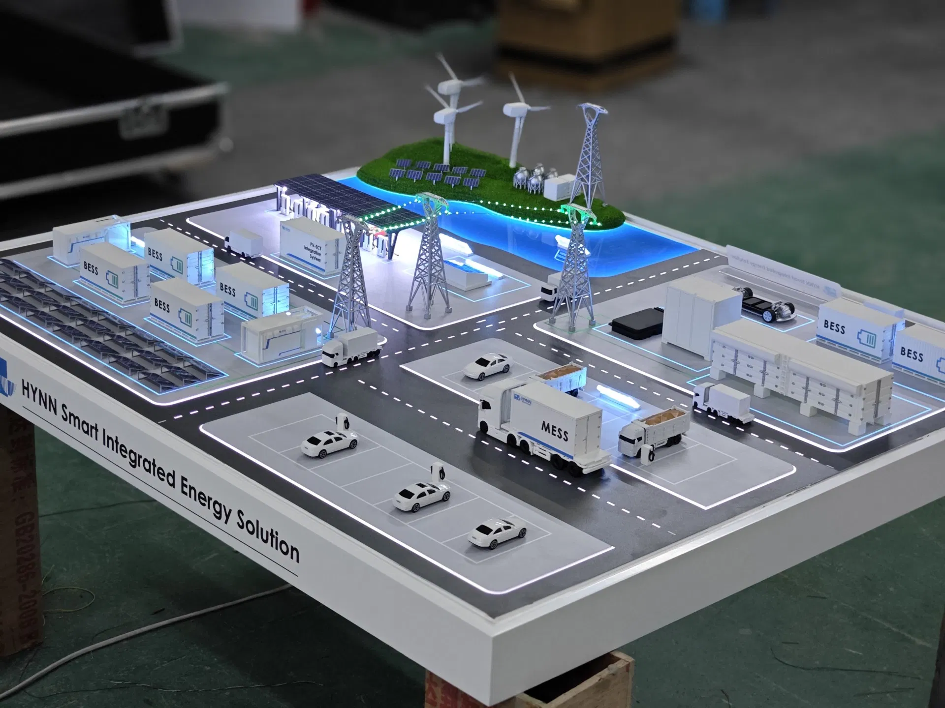 Sand Table Model of Miniature Engine Equipment for Enthusiasts