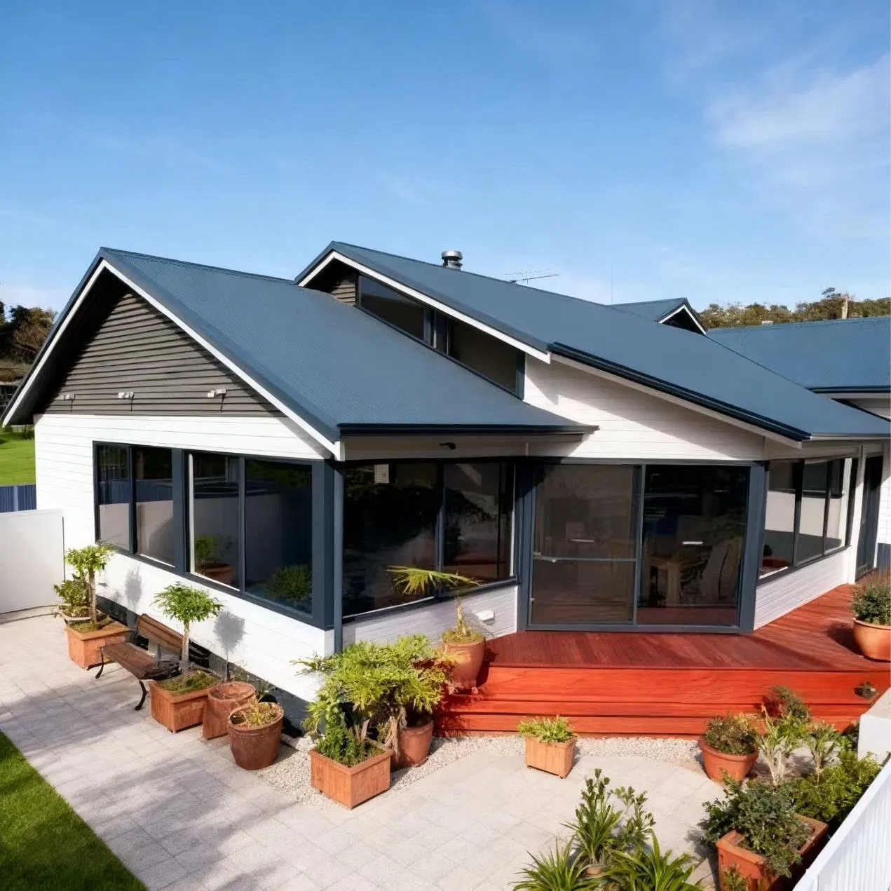Quick Install Modular Spacious Prefab Villa House with Customizable Layout