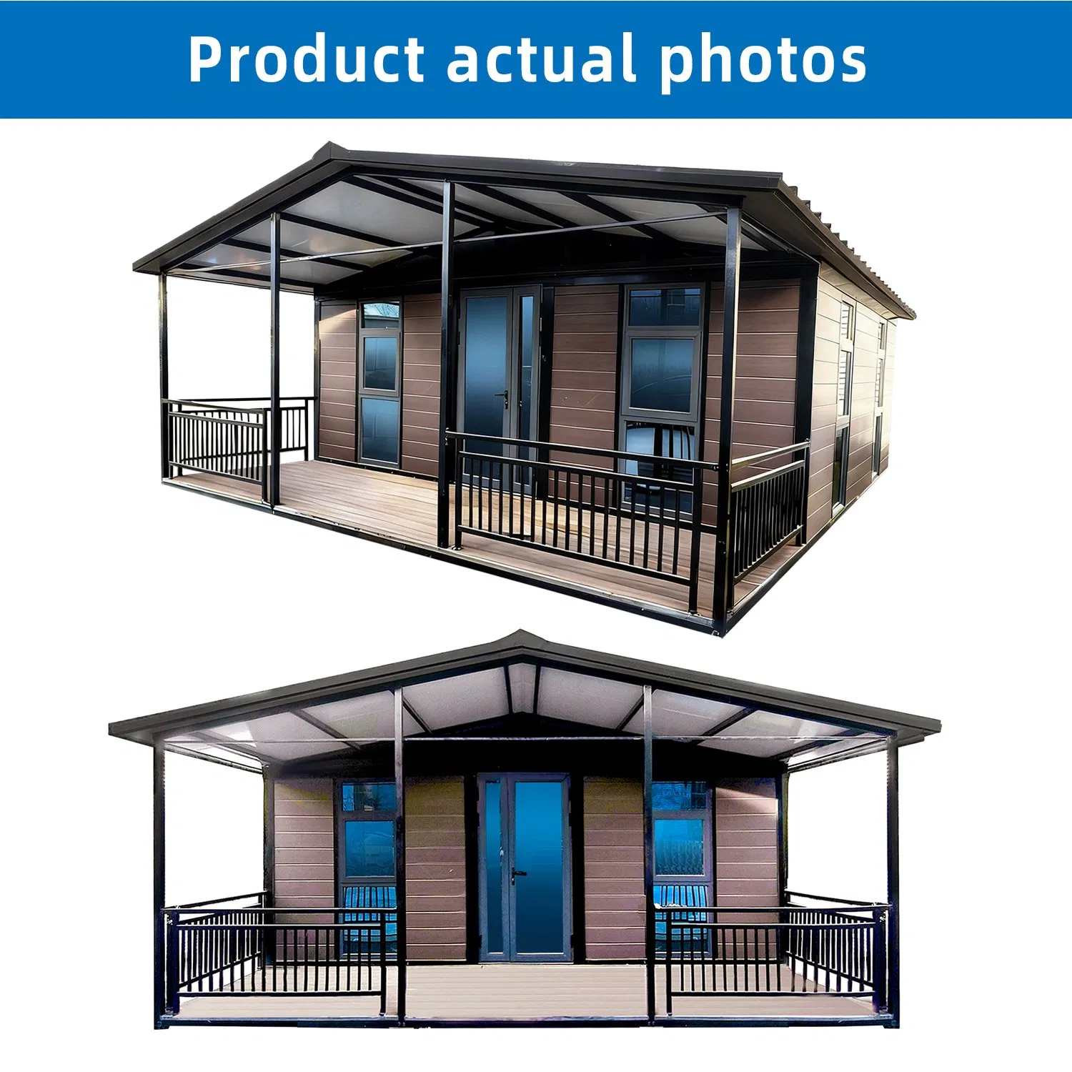 Prefabricated Container with Two Rooms and One Bathroom, Suitable for Living or Camping in an Australian Expandable Container House