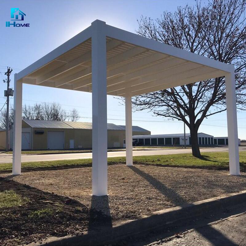 Waterproof Roof System Kits Outdoor Gazebo Garden Aluminium Pergola