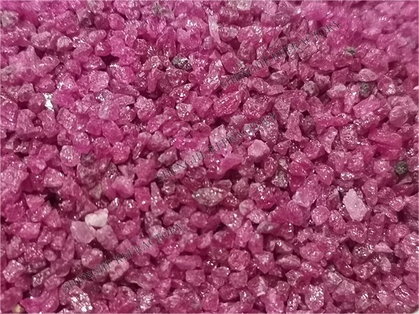 Хромированный корунд розовый для огнеупорного кирпича
