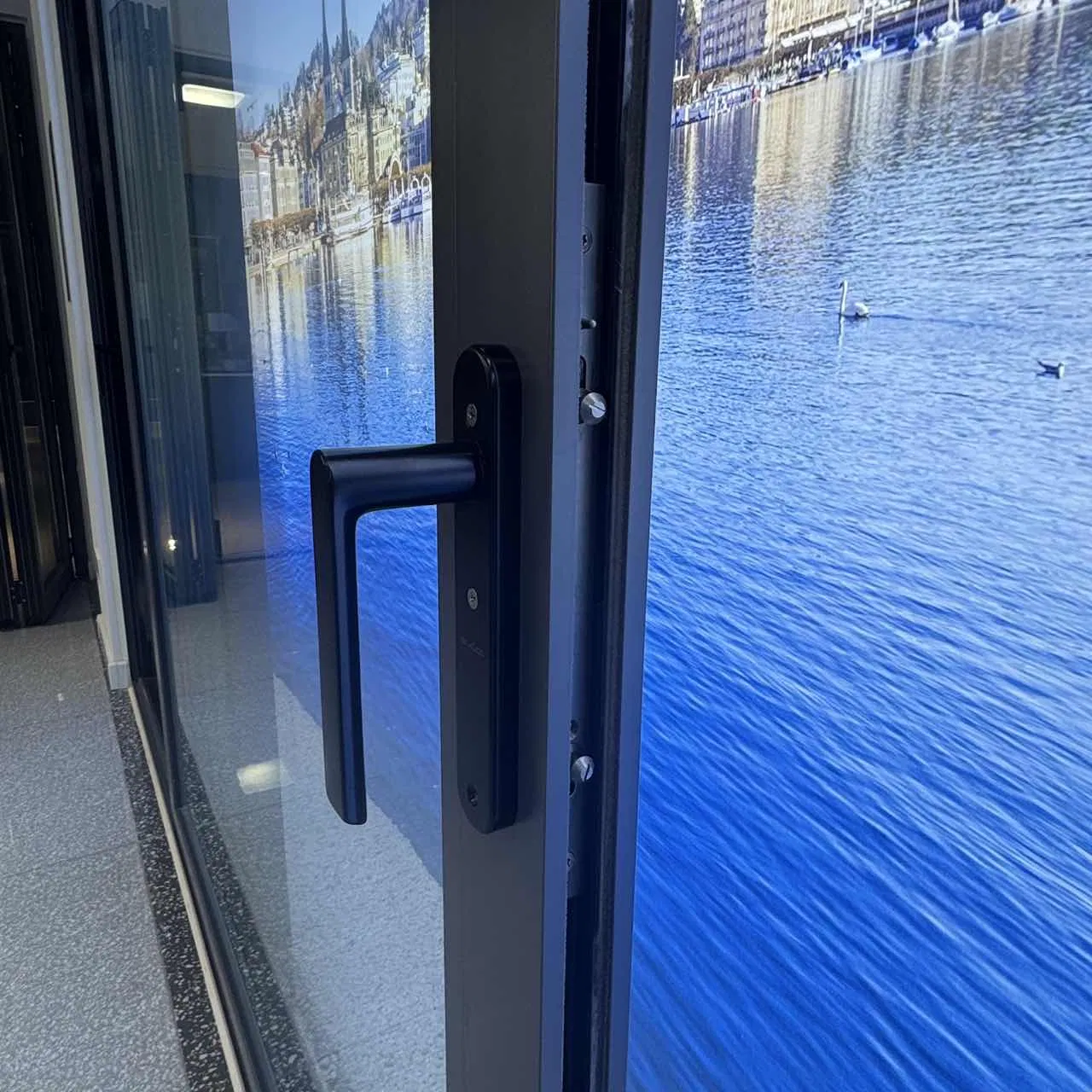 Manufacturer Customized Metal Double Glazed Glass CE Excelent Air Tightness Aluminum Sliding Lift Interior Exterior Security Door