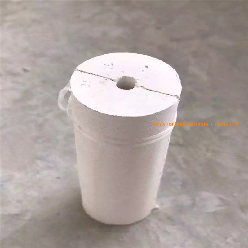 1050c 650c 25mm 15mm 50mm ID Inner Diameter Thickness Calcium Silicate Pipe for Chemical Pipelines Heat Pipes Wall Thermal Insulation Section Covers