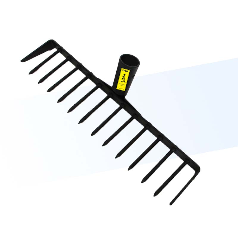 Carbon Steel Agricultural Garden Farming Digging Leaf Nail Rake Head