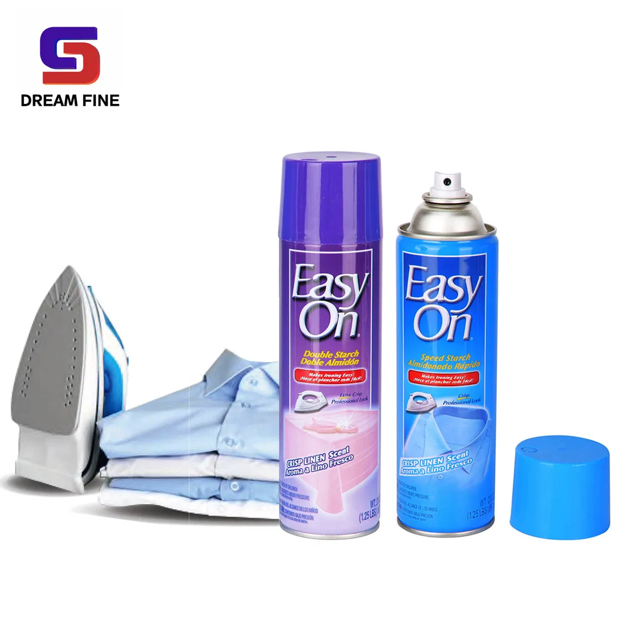 Ironing Spray Starch Fabric Winkle Removal Easy on Spray Spray