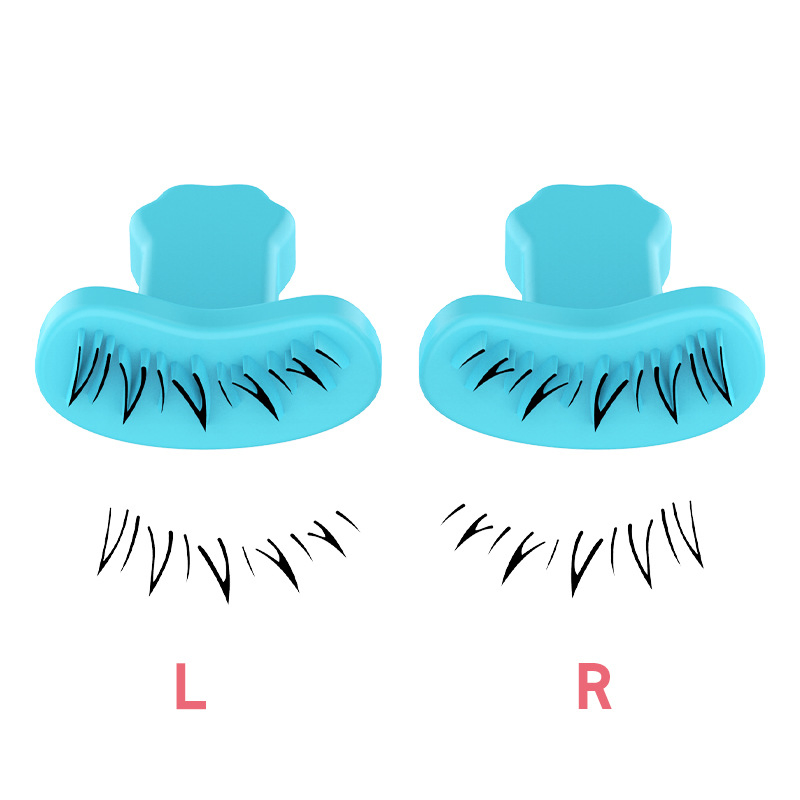 Silicone Under Eyelash Stamp to Save Hand Residual Party Hand Fake Eyelash Eyeliner Stamp Practice Durable Easy to Clean Lower Natural Eyelash Stamp