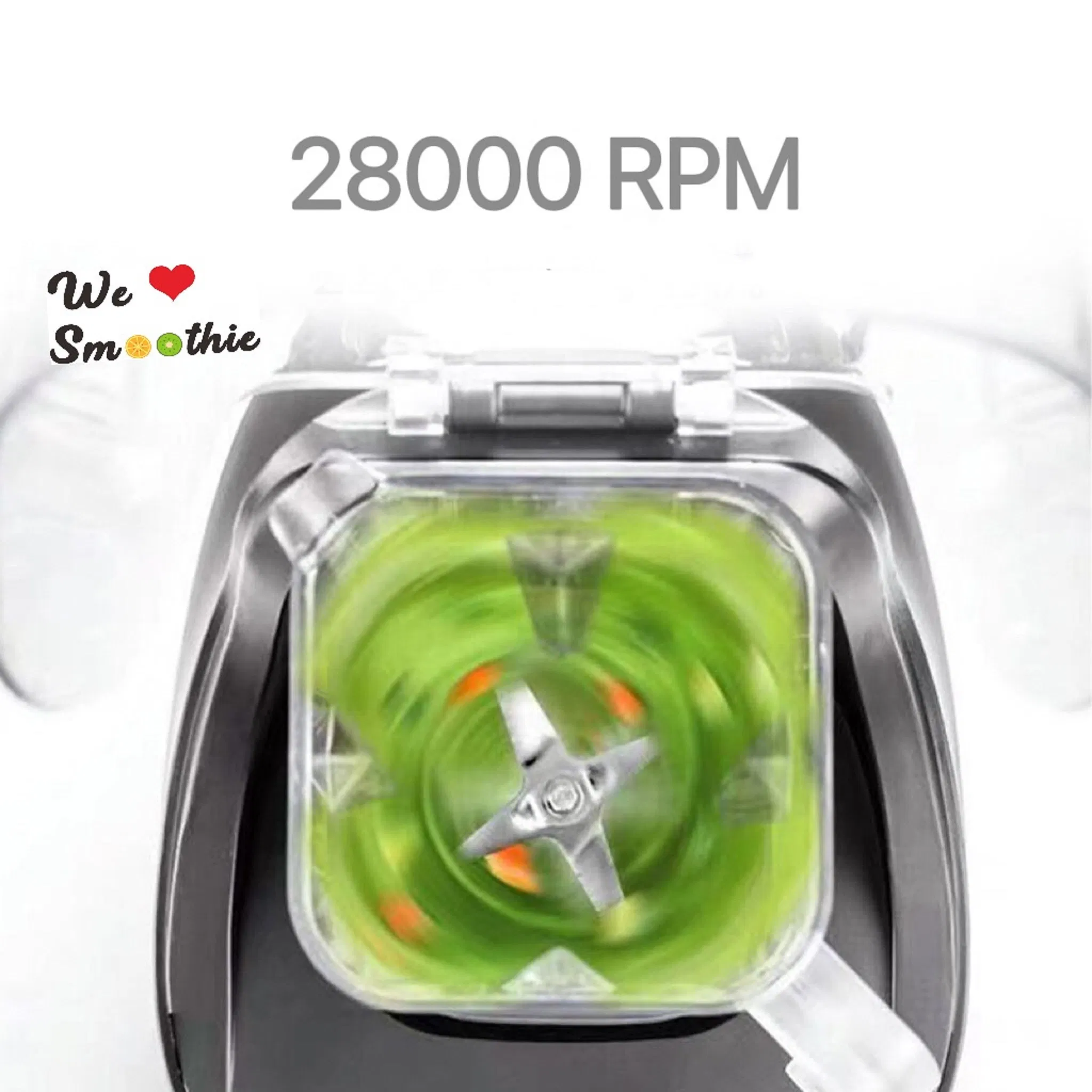 2L Soundproof Blender 1500W Vegetable Fruit Mixer Ice Crusher Meat Grinder Food Blender