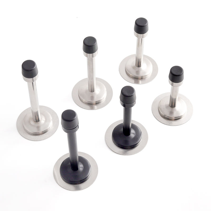 Oukali Factory Wholesale High Quality Zinc Alloy Bathroom Stainless Steel Wall Mounted Door Stopper Door Protection