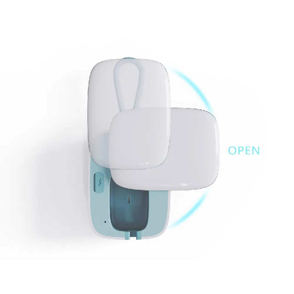 Hot Sale Portable UVA UVC Toothbrush Sterilizer with Fan Mini Toothbrush Sterilization Box Toothbrush Holder Christmas Gift