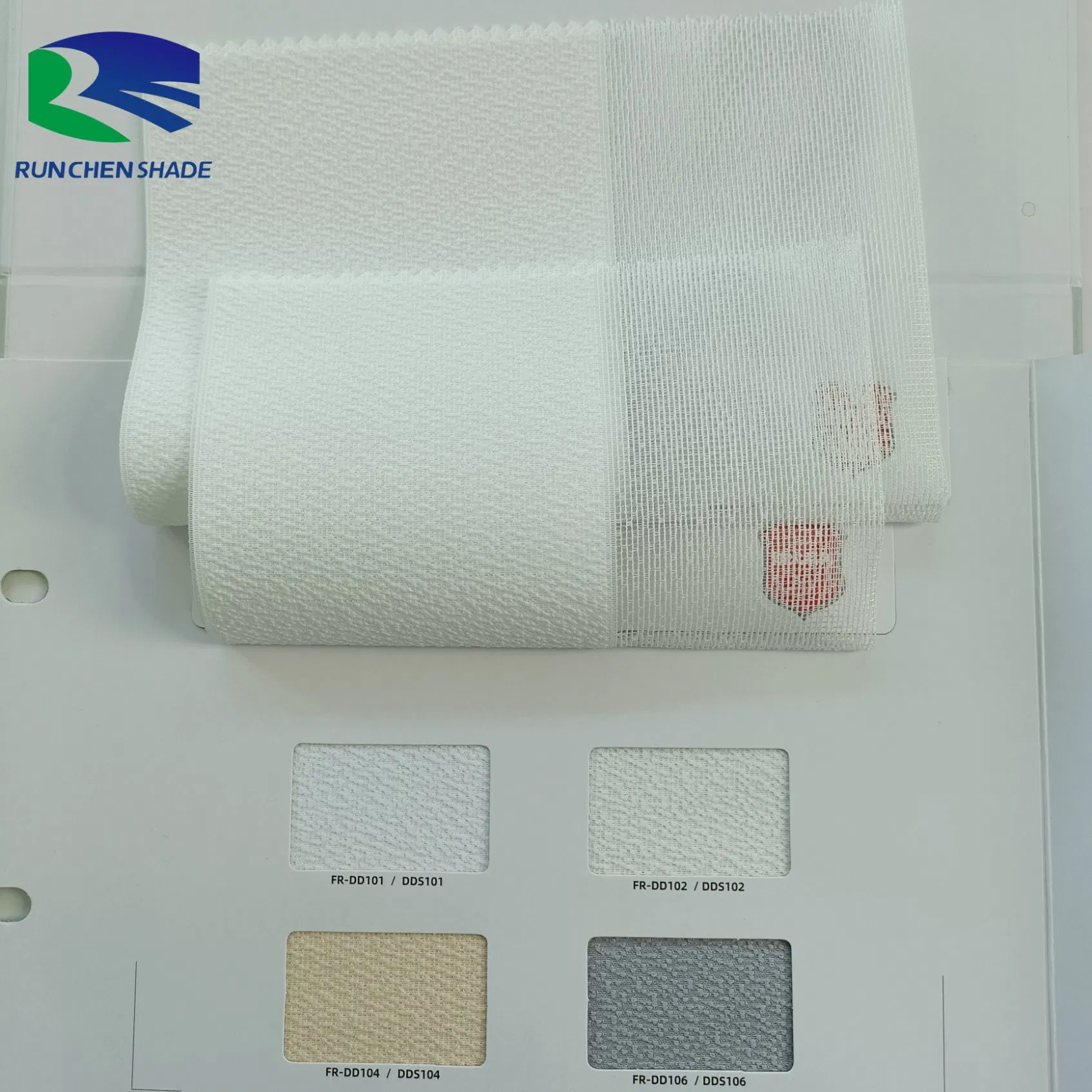 Vertical Blinds Luxury Curtain White Fabric Curtain