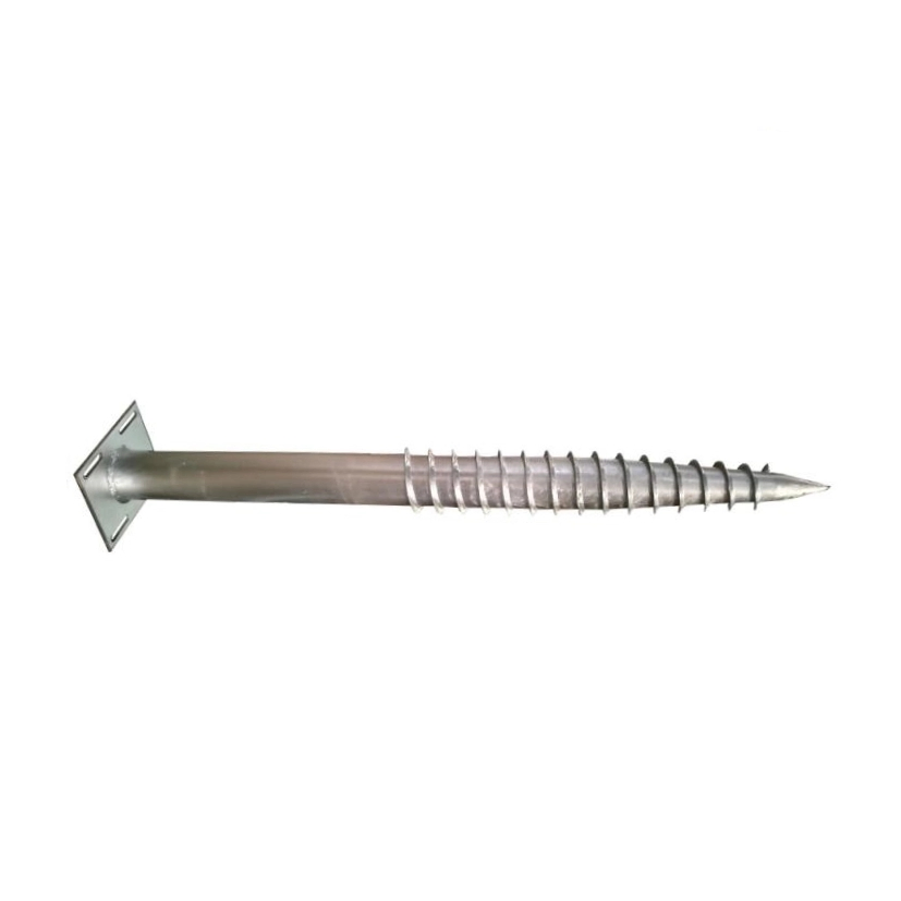Galvanized or Painted Soil Screw Anchor