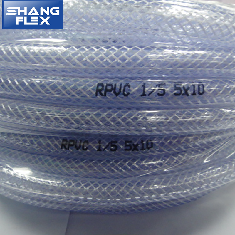 Heavy Duty High Tensile Fiber Reinforced PVC Braided Air Water Hose
