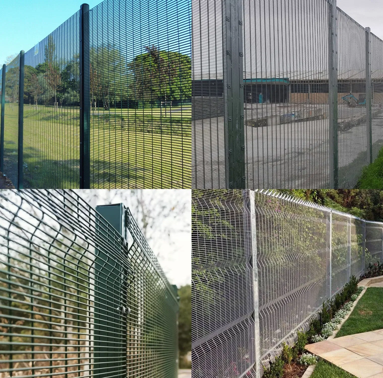 Construction-Decoration 358 Wire Mesh Fence Anti Climb Welded Wire Mesh Fence Panel