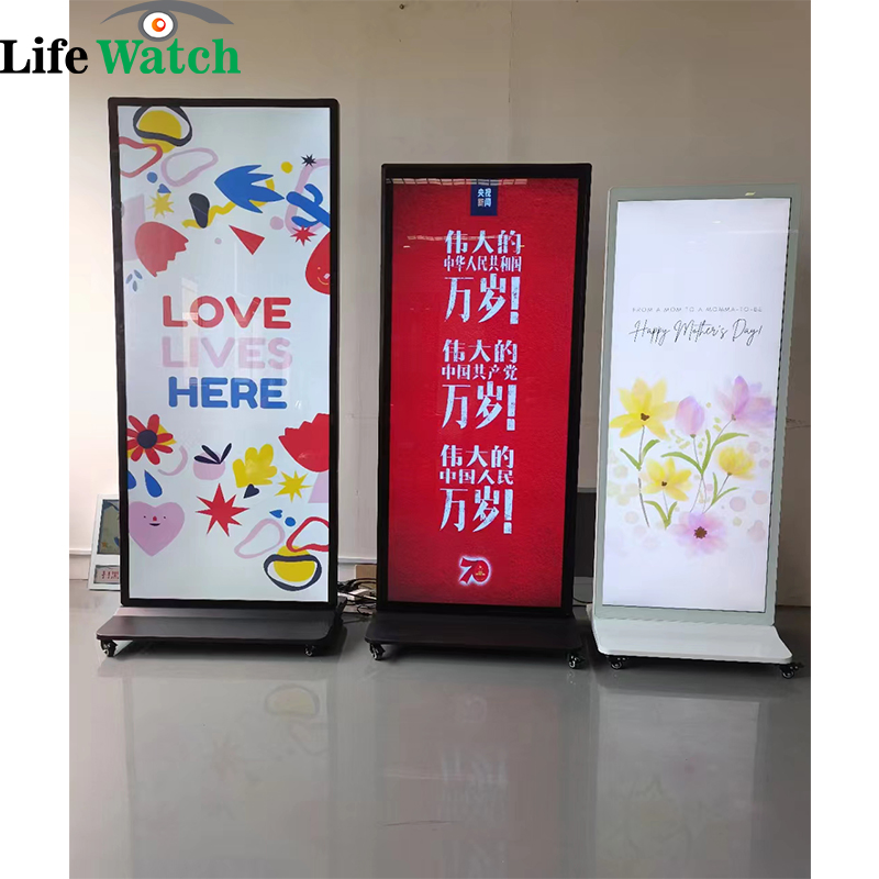 70inch 75inch 85inch Indoor Free Standing LCD Digital Signage Kiosk Totem Touch Display