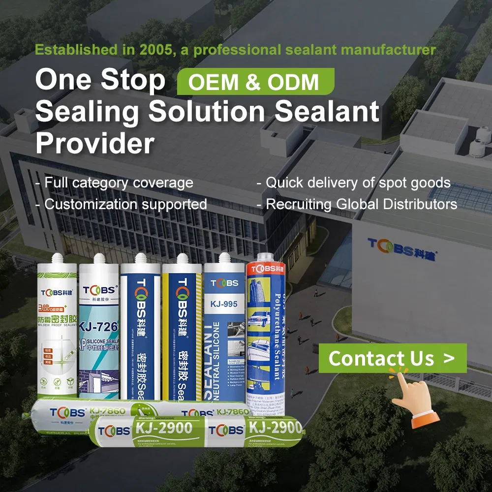 Tobs Non Corrosive Neutral Silicone Sealant for Construction