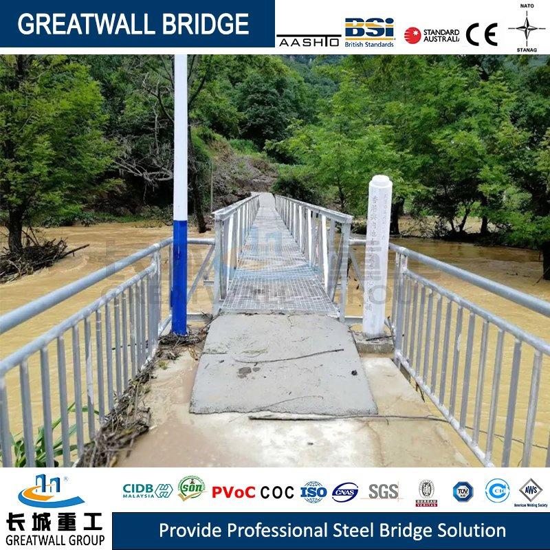 Prefabricated Pedestrian Bridges Are Strictly Controlled for Quality Control