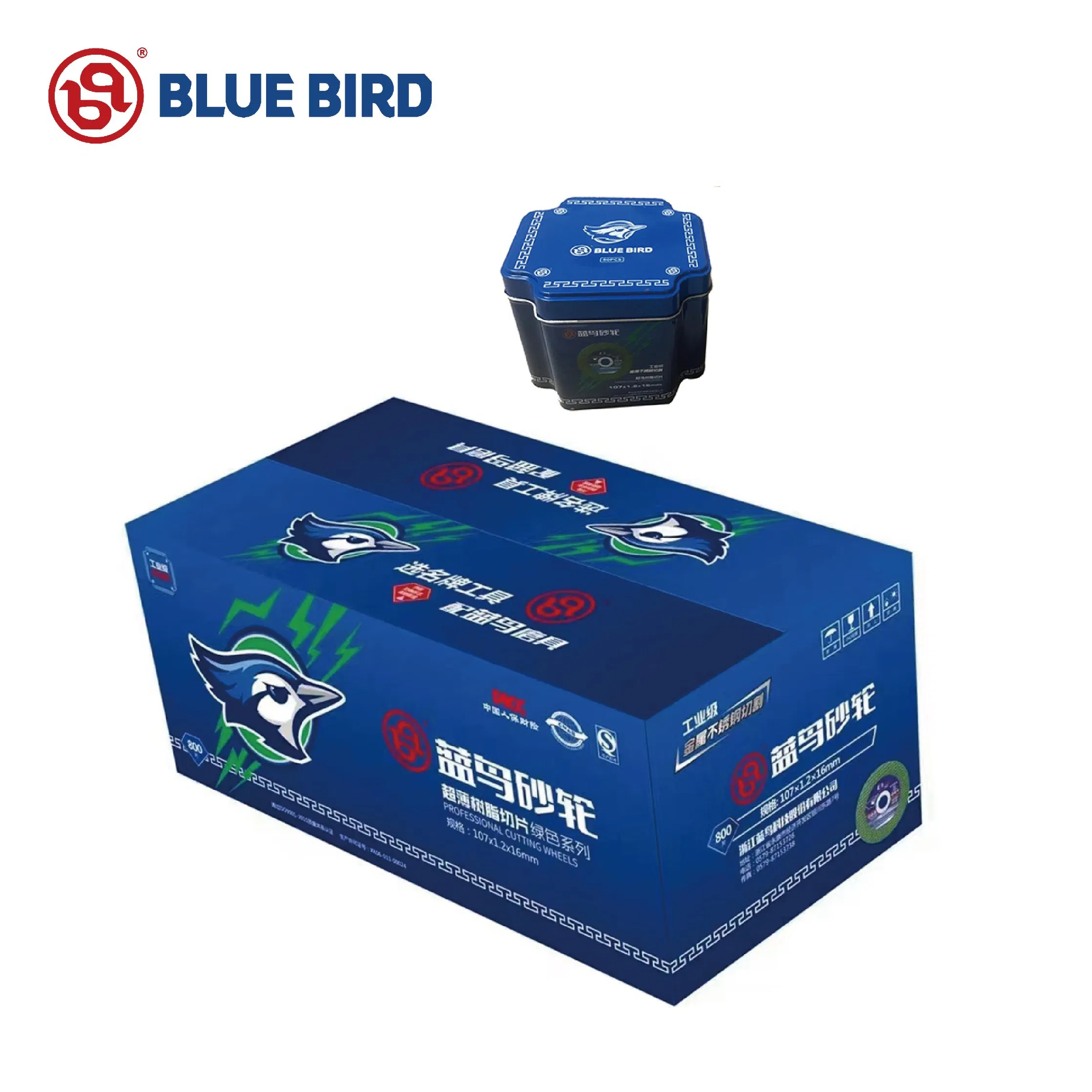 China Blue Bird 4 Inch Abrasive Tools Cutting Disc Cutting Wheel for Inox and Metal a