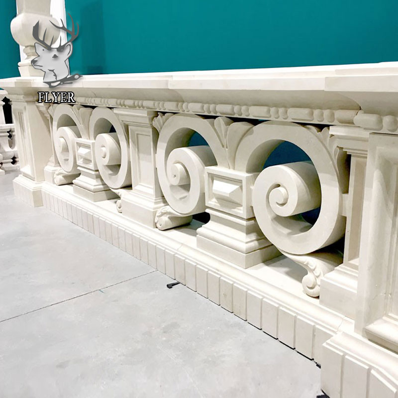 Cheap Price Natural Black Marble Garden Yard Balustrade Black Granite Building Handrails