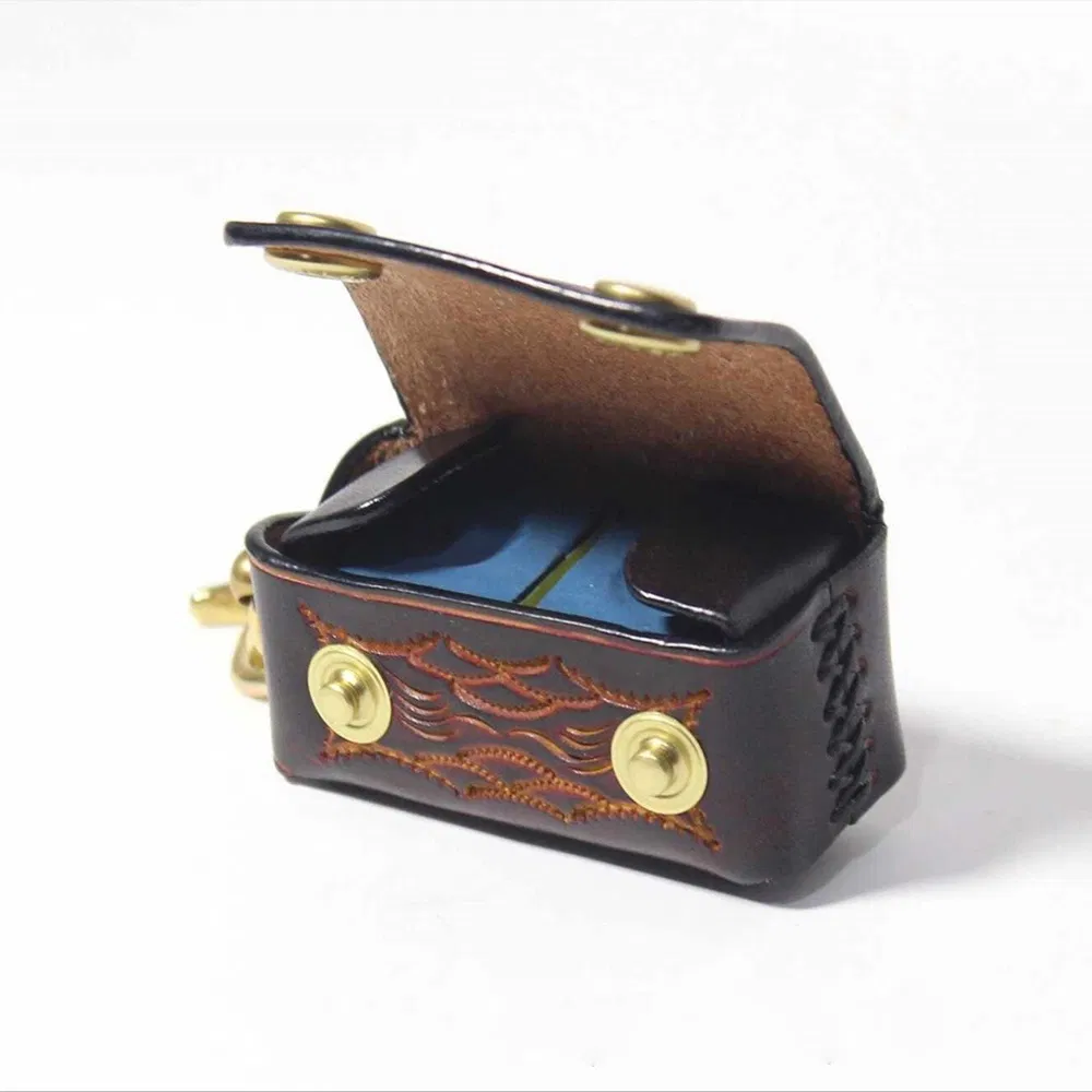 Кожаный держатель для кия и мела для бильярда