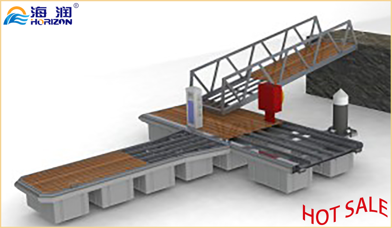 Good Price Marine Walking Dock Floating Pontoon Platforms Modular Gangway