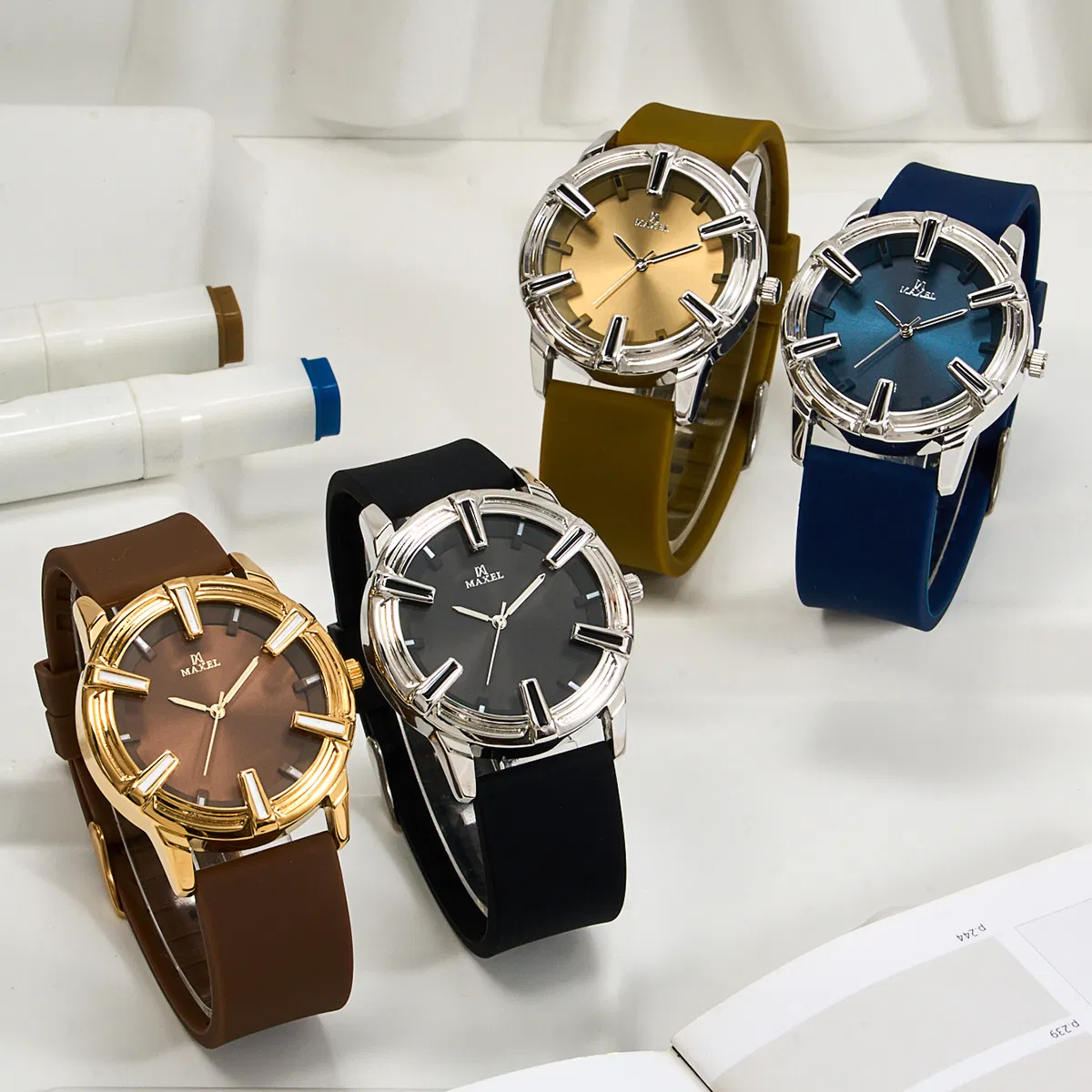 Factory Fashion Silicon Watch for Promotion Couple Wrist Watch for Stock