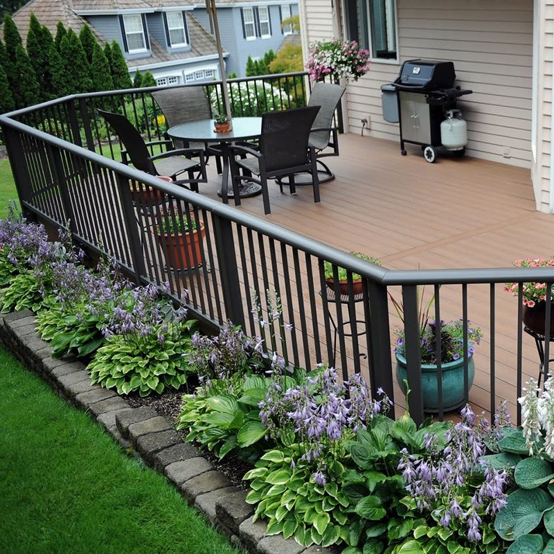 Aluminium Railing / Balustrade for Balcony and Stairs