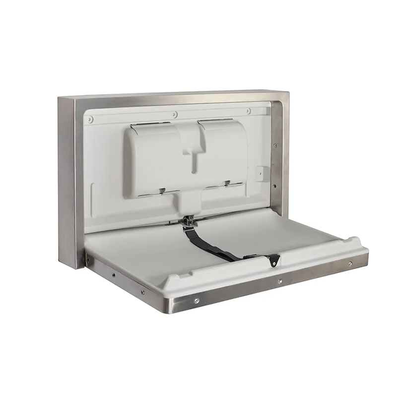 Commercial Washrooms Durable Stainless Steel and HDPE Baby Changing Station Wall Mounted