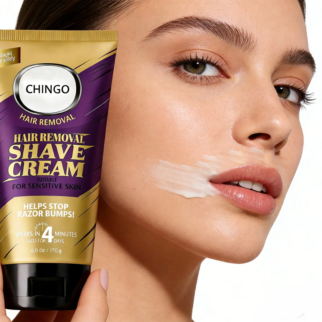 Effective Hair Removal Cream with Natural Ingredients for Sensitive Skin