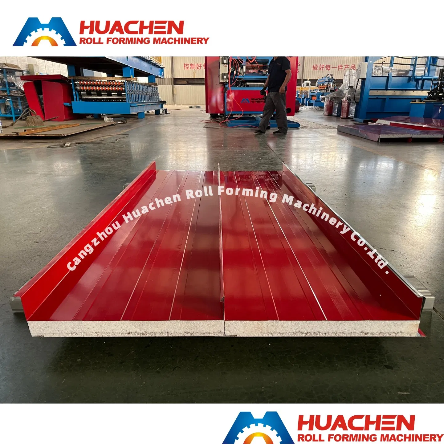 Standing Seam Profile Sandwish Panel Production Machine Line EPS