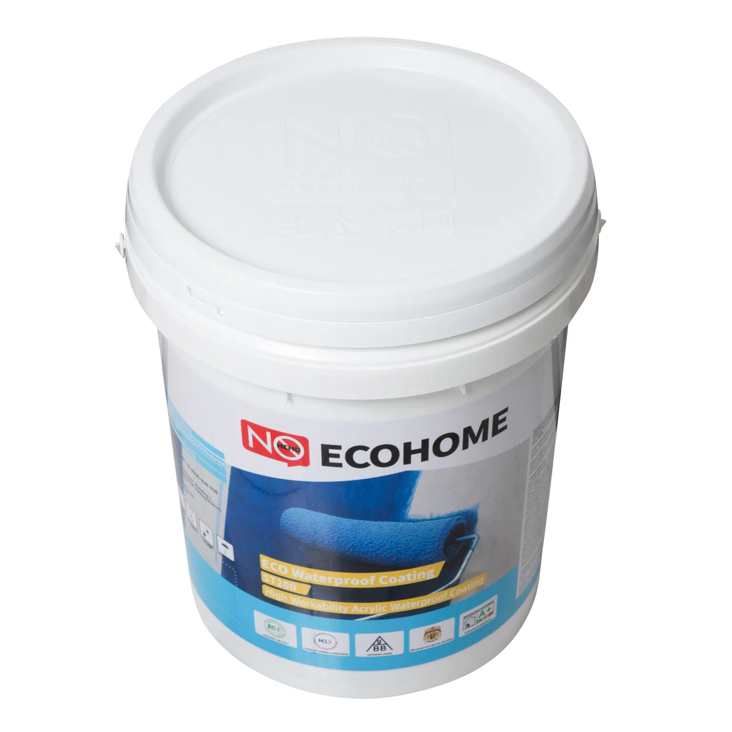 Superior St400 High-Elastic Acrylic Waterproof Coating Featuring High Elastic Elongation, Excellent Strength, Good Air Tightness, Fast Drying