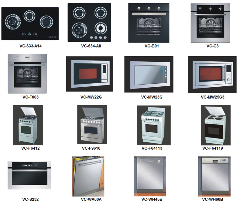 Multi Items Kitchen Appliance-Oven and Diswasher