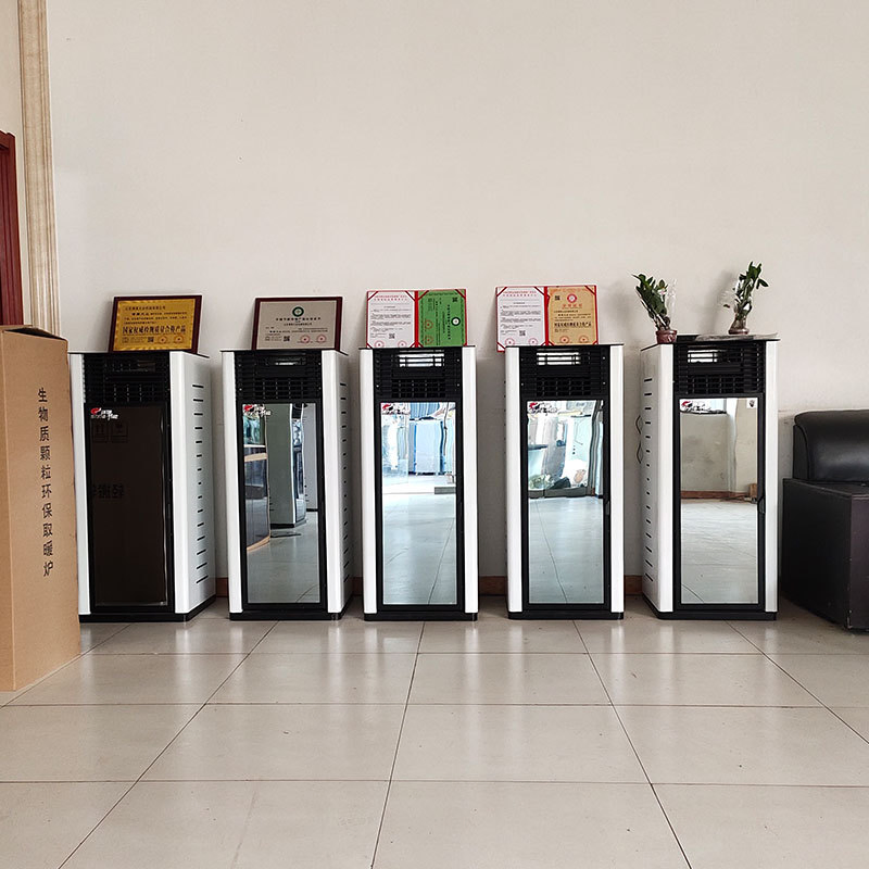 High Efficiency Pellet Fireplace Automatic Feeding Wood Pellet Stove