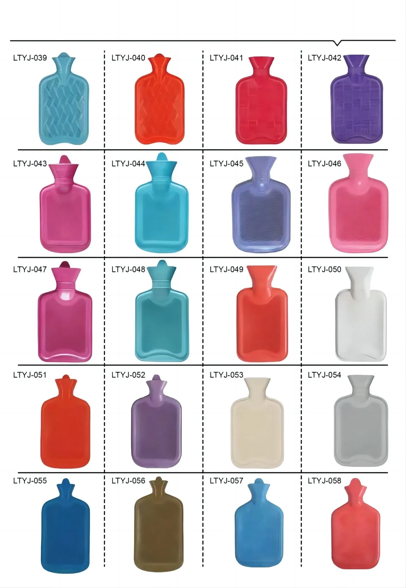 500ml/1000ml PVC Hand Warmer Hot Water Bottle Warming Bag with Cover