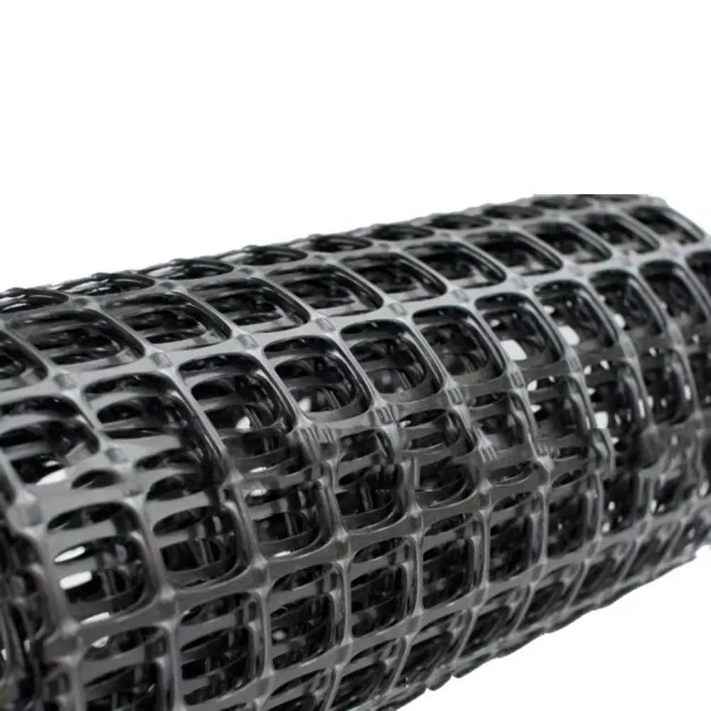 High Quality Biaxial Plastic Geogrid PP Biaxial Geogrid for Road Construction