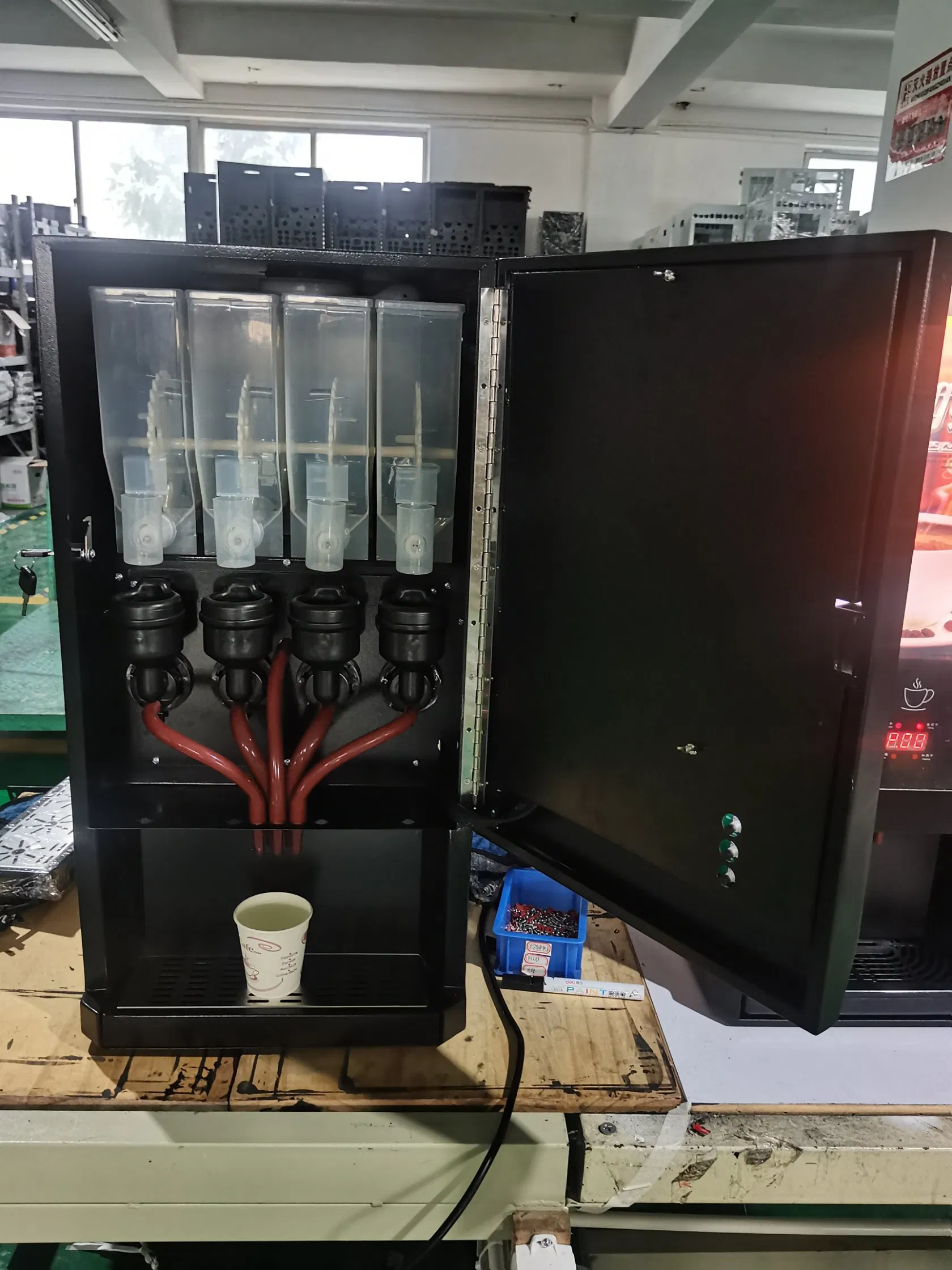 10 Drinks Automatic Coffee Vending Machine for Sale Wf1-404b