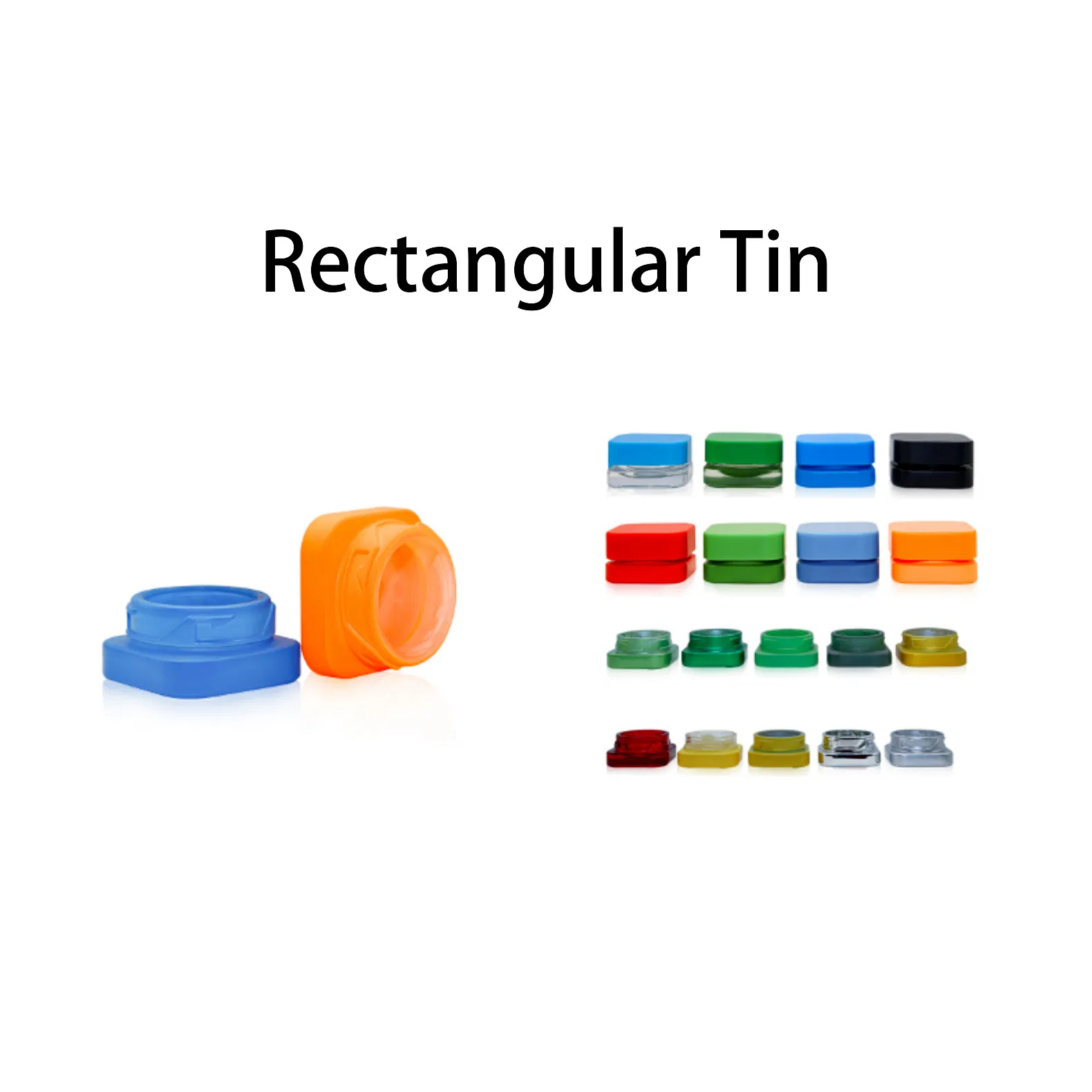 3G 3.5g 5ml 4ml 7ml 9ml Wholesale Mini Childproof Storage Smell Proof Container Small Child Resistant White Black DAB Triangle PTFE Qube Concentrate Glass Jar