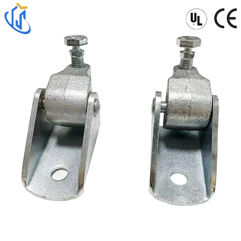 Ductile Iron Seismic Bracing Adjustable Structural Steel Connector for Pipe Support Construction