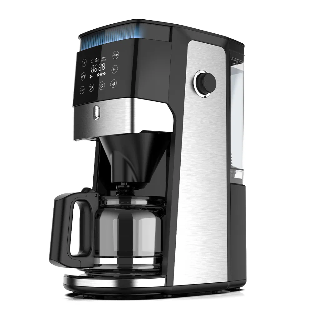 Home Appliances Coffee Beans Fresh Grind and Brew Electric Coffee Maker Coffee Machine with Grinderno Reviews Yet