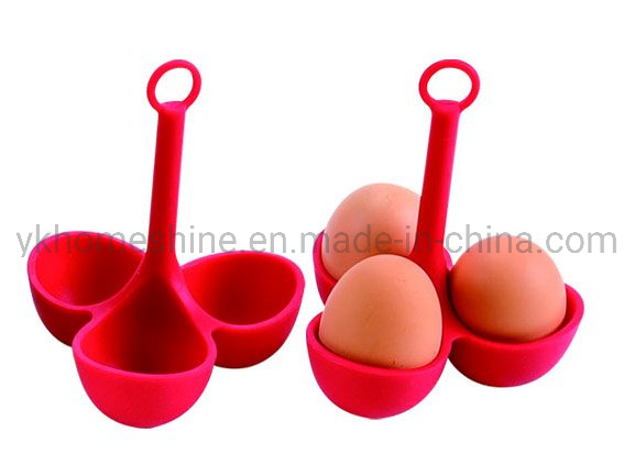 Hot Sales Non-Stick Silicone Egg Boiler Egg Poacher for Breakfast