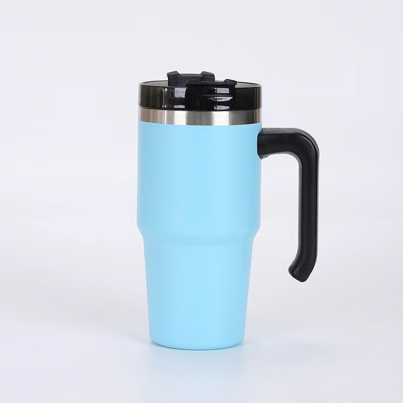 Термос вакуумный из нержавеющей стали 600 мл с ручкой