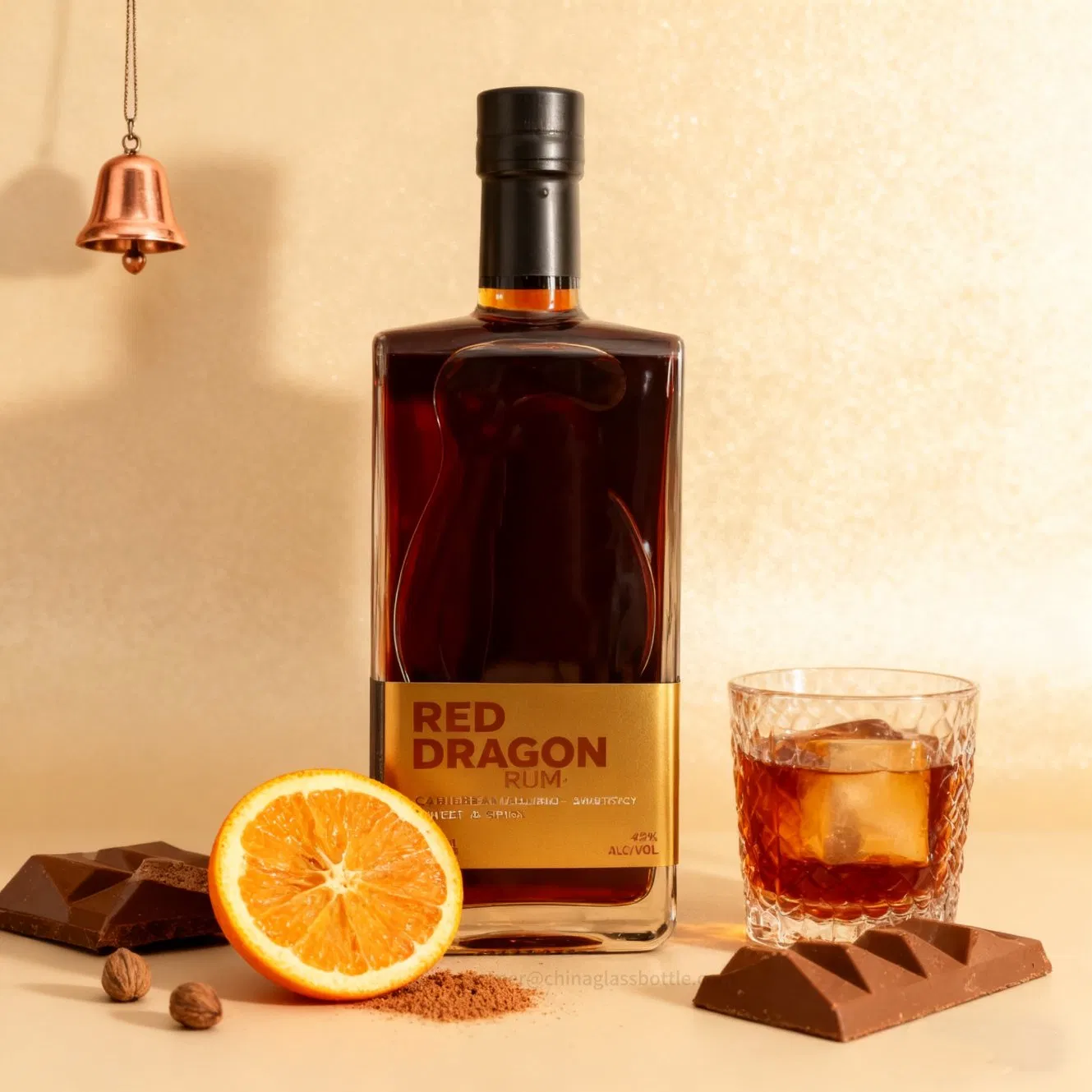 Стеклянные бутылки для виски, джина, водки 200-750 мл