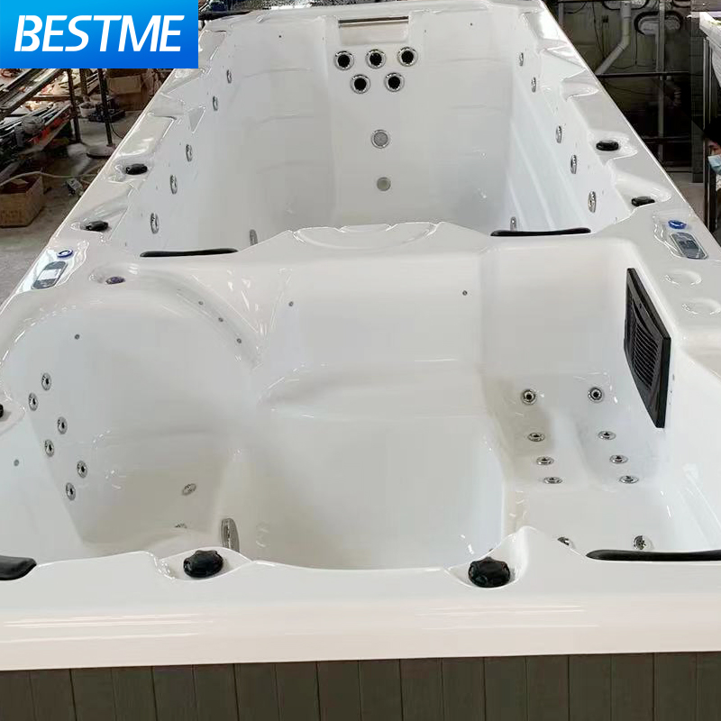 Foshan Acrylic Endless Swim SPA Whirlpool Outdoor Swimming Pool (BT-1823)