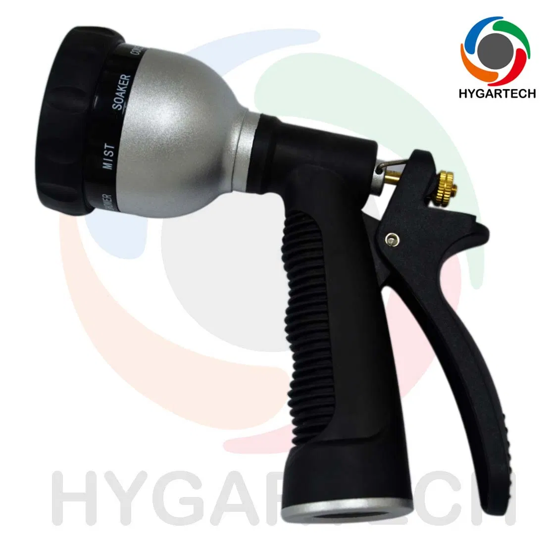 Metal 8-Pattern Function Hose Nozzle Down Pressure Washer with Rear-Trigger Control