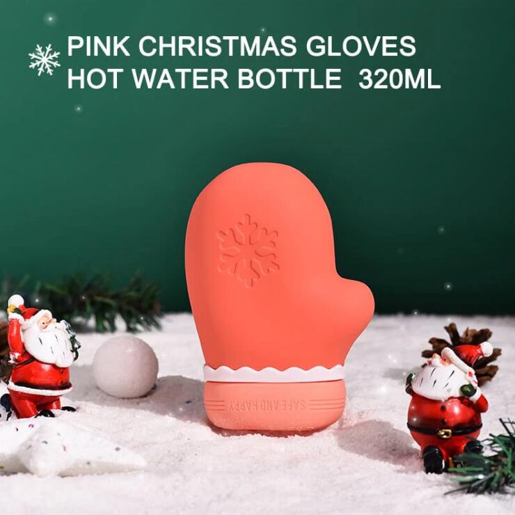 Creative Christmas Silicone Hand Warmer Hot Water Bottle