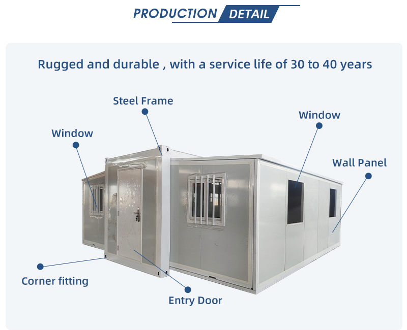 20FT Custom Expandable Container House for Hotel