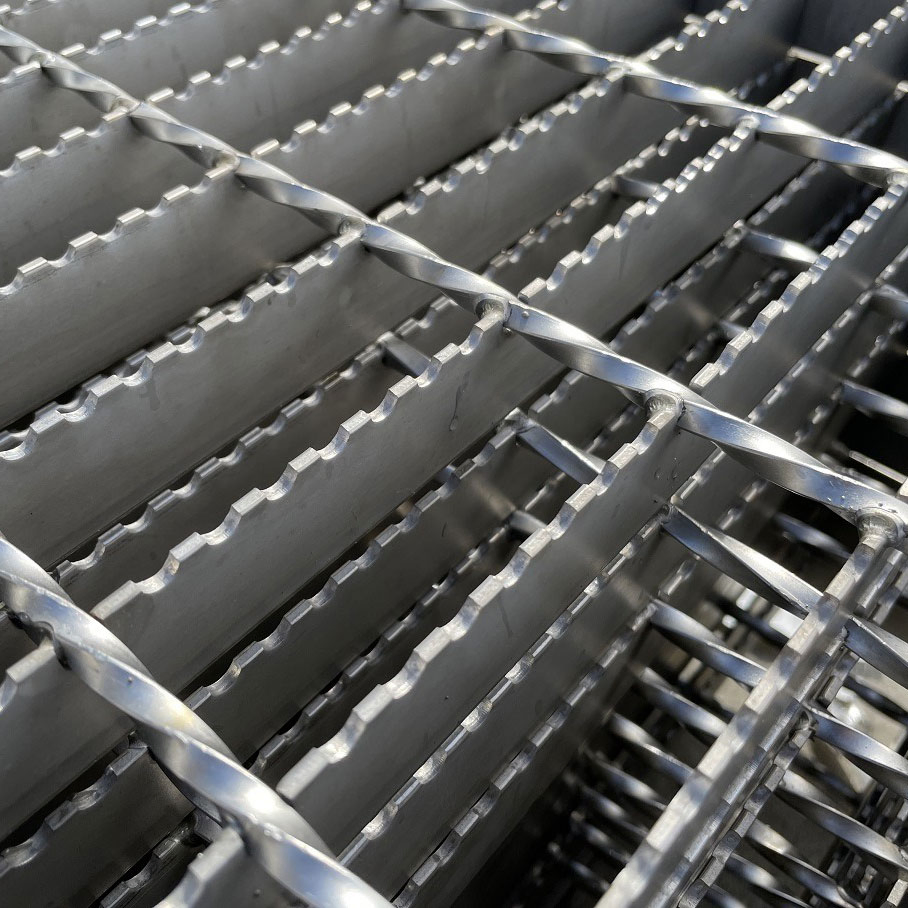 Anti-Corrosion Safety Flooring Galvanized Steel Grating for Outdoor Hazardous Areas